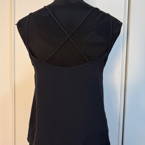 All Saints Fade Silk Blend Dress Black - Picture 7 of 9